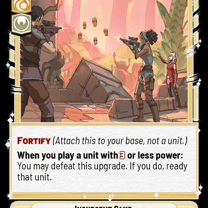Insurgent Camp - Normal - Star Wars Unlimited Homeworlds card