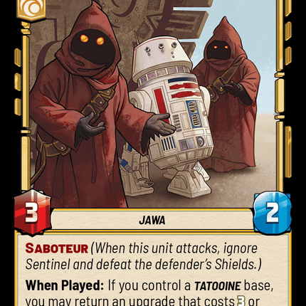 Sandcrawler Sales Team - Normal - Star Wars Unlimited Homeworlds card