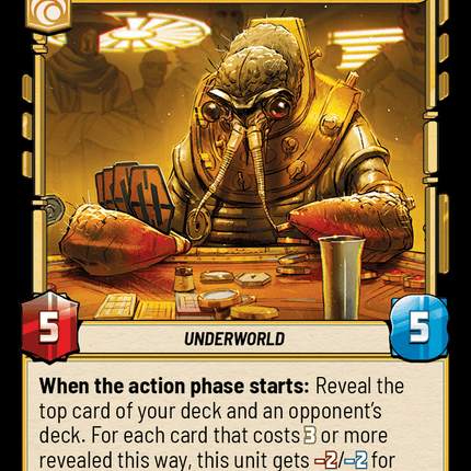 Therm Scissorpunch - Boastful Gambler - Normal - Star Wars Unlimited Homeworlds card