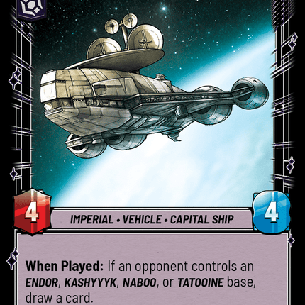 Surveillance Cruiser - Normal - Star Wars Unlimited Homeworlds card