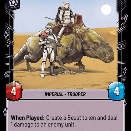 Imperial Cavalry - Normal - Star Wars Unlimited Homeworlds card