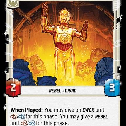 C-3P0 - Captivating Storyteller - Normal - Star Wars Unlimited Homeworlds card