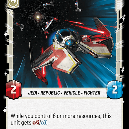 Jedi Interceptor - Normal - Star Wars Unlimited Homeworlds card