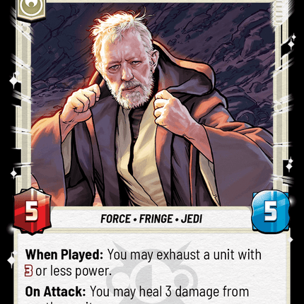 Ben Kenobi - Don't Be Afraid - Normal - Star Wars Unlimited Homeworlds card