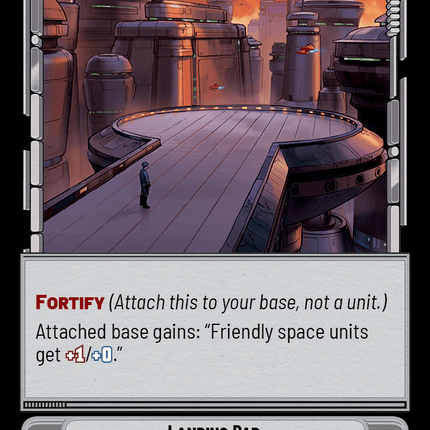 Landing Pad - Normal - Star Wars Unlimited Homeworlds card