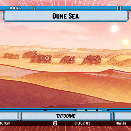 Dune Sea - Tatooine - Hyperspace - Star Wars Unlimited Homeworlds card