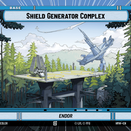 Shield Generator Complex - Endor - Hyperspace - Star Wars Unlimited Homeworlds card