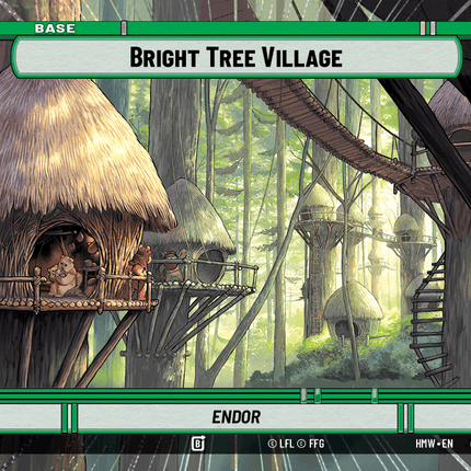 Bright Tree Village - Endor - Hyperspace - Star Wars Unlimited Homeworlds card