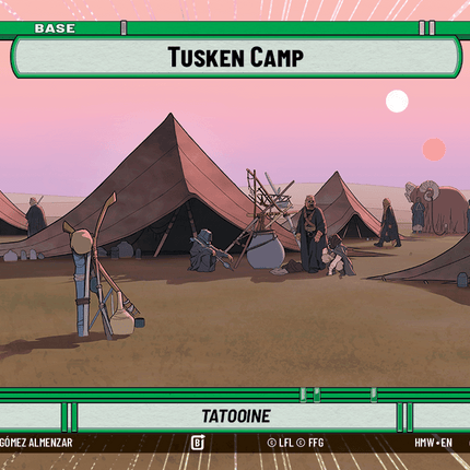 Tusken Camp - Tatooine - Hyperspace - Star Wars Unlimited Homeworlds card