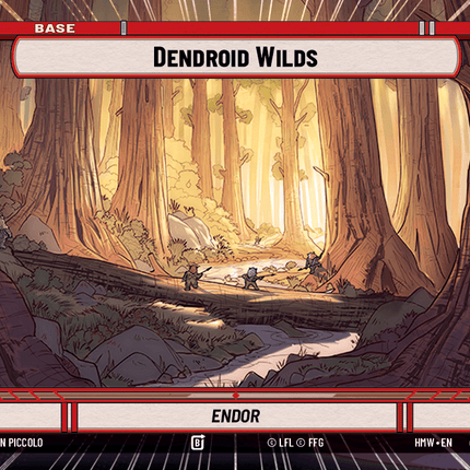 Dendroid Wilds - Endor - Hyperspace - Star Wars Unlimited Homeworlds card
