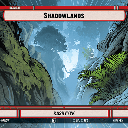 Shadowlands - Kashyyyk - Hyperspace - Star Wars Unlimited Homeworlds card