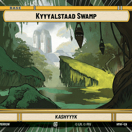 Kyyyalstaad Swamp - Kashyyyk - Hyperspace - Star Wars Unlimited Homeworlds card