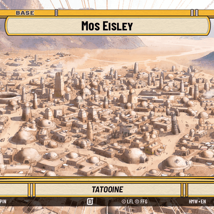 Mos Eisley - Tatooine - Hyperspace - Star Wars Unlimited Homeworlds card