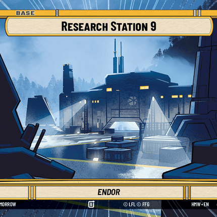 Research Station 9 - Endor - Hyperspace - Star Wars Unlimited Homeworlds card