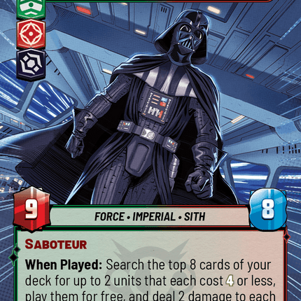 Darth Vader - Any Methods Necessary - Hyperspace - Star Wars Unlimited Homeworlds card