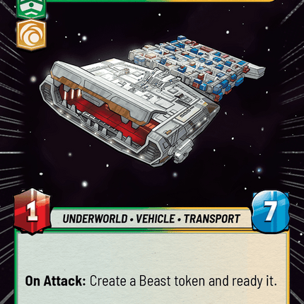 Eravana - Hauling Rathtars - Hyperspace - Star Wars Unlimited Homeworlds card