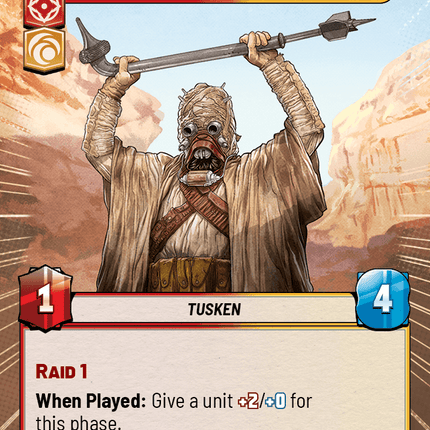 A'Koba - Restless Raider - Hyperspace - Star Wars Unlimited Homeworlds card