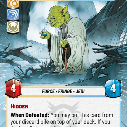 Yoda - Trickster in Exile - Hyperspace - Star Wars Unlimited Homeworlds card