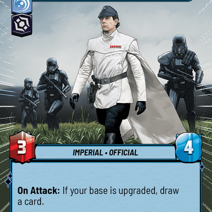 Director Krennic - The Work has Stalled - Hyperspace - Star Wars Unlimited Homeworlds card