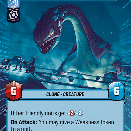Clone of the Zillo Beast - Emperor's Experiment - Hyperspace - Star Wars Unlimited Homeworlds card