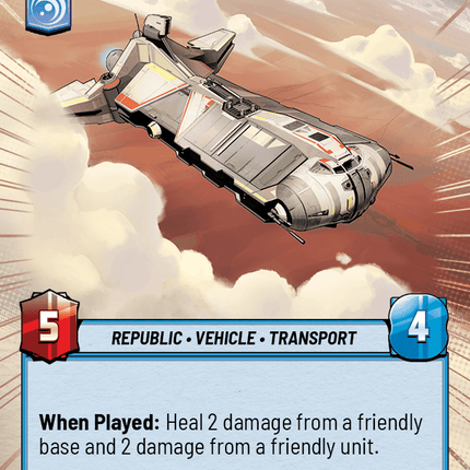 Pelta Relief Frigate - Hyperspace - Star Wars Unlimited Homeworlds card