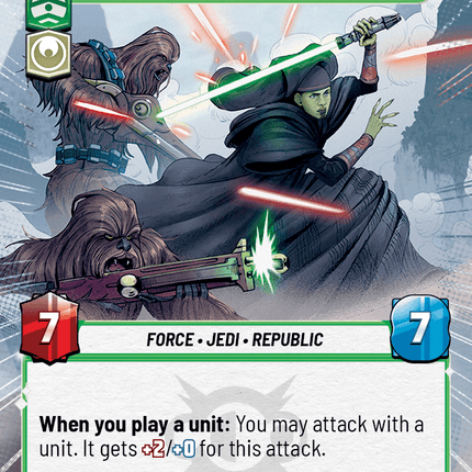 Luminara Unduli - Beseiged General - Hyperspace - Star Wars Unlimited Homeworlds card