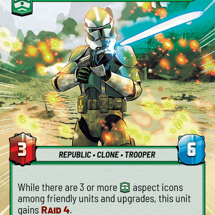 Commander Gree - Of the 41st Elite Corps - Hyperspace - Star Wars Unlimited Homeworlds card