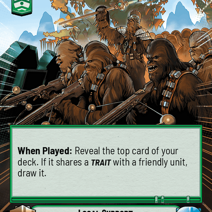 Local Support - Hyperspace - Star Wars Unlimited Homeworlds card