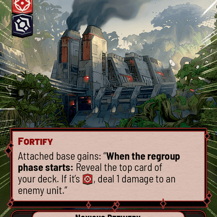 Noxious Refinery - Hyperspace - Star Wars Unlimited Homeworlds card