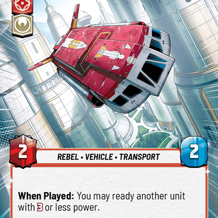 Commandeered Tour Shuttle - Hyperspace - Star Wars Unlimited Homeworlds card