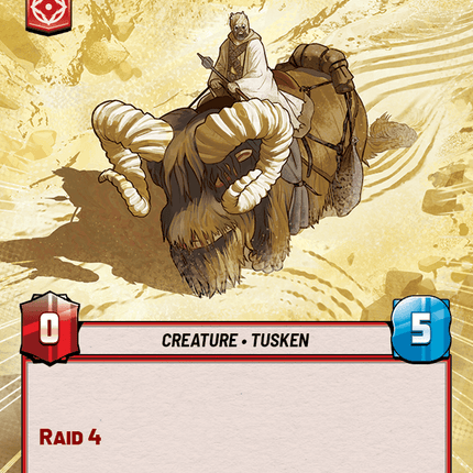 Tusken Bantha Rider - Hyperspace - Star Wars Unlimited Homeworlds card