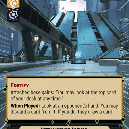 Intelligence Agency - Hyperspace - Star Wars Unlimited Homeworlds card