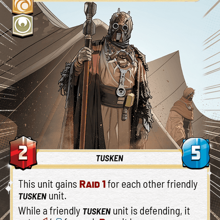 The Chieftain - Here Since the Oceans Dried - Hyperspace - Star Wars Unlimited Homeworlds card