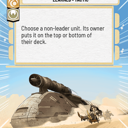 New Tactics - Hyperspace - Star Wars Unlimited Homeworlds card