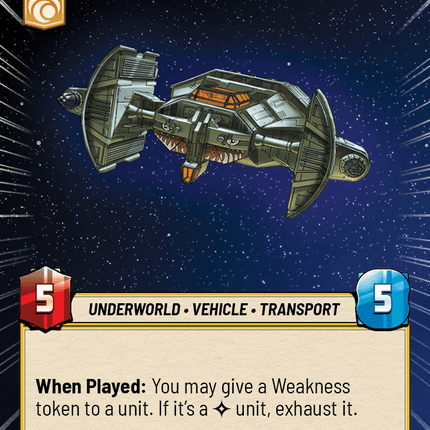 Dragonboat Freighter - Hyperspace - Star Wars Unlimited Homeworlds card