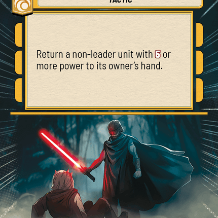Exploit Confidence - Hyperspace - Star Wars Unlimited Homeworlds card