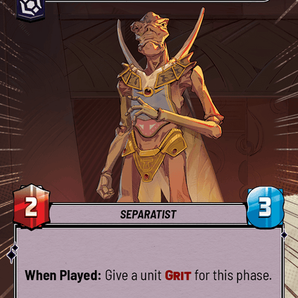 Sun Fac - Poggle's Second - Hyperspace - Star Wars Unlimited Homeworlds card