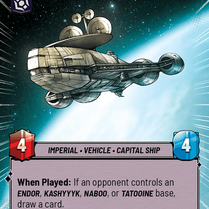 Surveillance Cruiser - Hyperspace - Star Wars Unlimited Homeworlds card