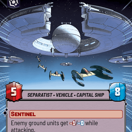 Blockade Ship - Hyperspace - Star Wars Unlimited Homeworlds card
