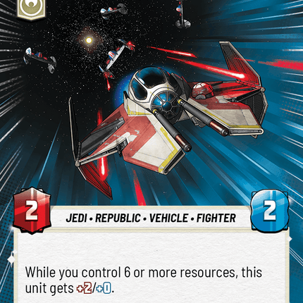 Jedi Interceptor - Hyperspace - Star Wars Unlimited Homeworlds card