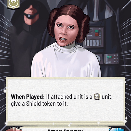 Heroic Bravery - Hyperspace - Star Wars Unlimited Homeworlds card