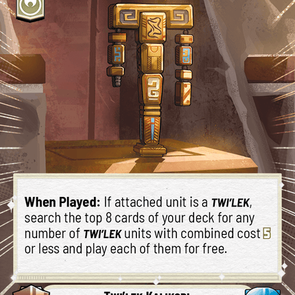 Twi'lek Kalikori - Hyperspace - Star Wars Unlimited Homeworlds card