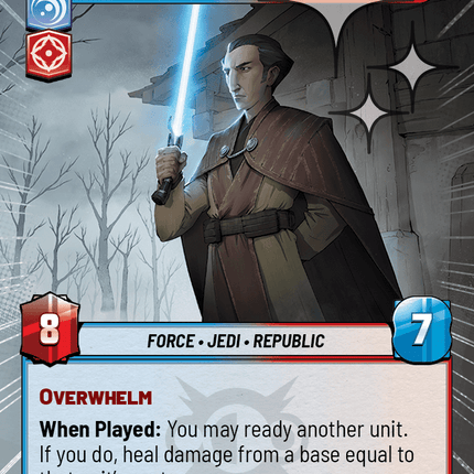 Dooku - Corruption Must Be Eradicated - Hyperspace Foil - Star Wars Unlimited Homeworlds card