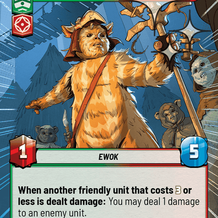 Logray - Bright Tree Shaman - Hyperspace Foil - Star Wars Unlimited Homeworlds card