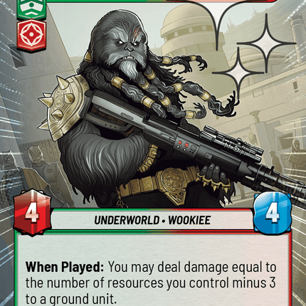 Krrsantan - Santo - Hyperspace Foil - Star Wars Unlimited Homeworlds card