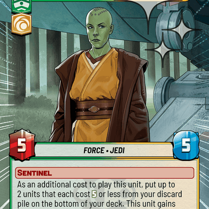 Vernestra Rwoh - We Should Handle This Ourselves - Hyperspace Foil - Star Wars Unlimited Homeworlds card