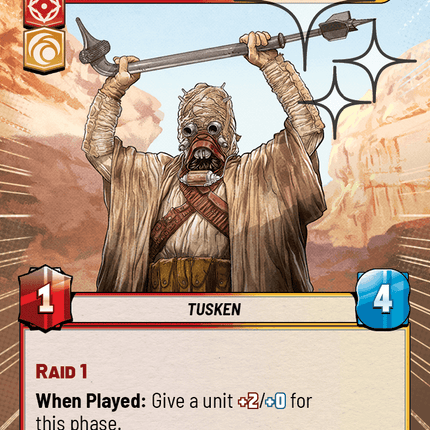 A'Koba - Restless Raider - Hyperspace Foil - Star Wars Unlimited Homeworlds card