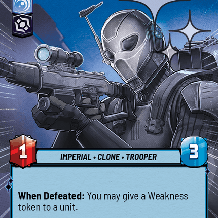 Clone X Assassin - Hyperspace Foil - Star Wars Unlimited Homeworlds card