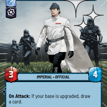 Director Krennic - The Work has Stalled - Hyperspace Foil - Star Wars Unlimited Homeworlds card