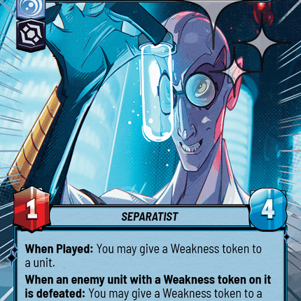 Nuvo Vindi - Blue Shadow Perfected - Hyperspace Foil - Star Wars Unlimited Homeworlds card